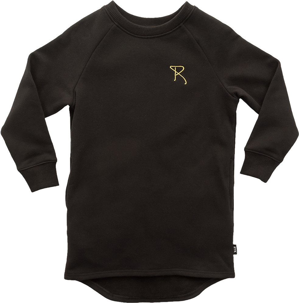 Rock Your Kid Gold Wings Ls T-shirt Dress Size - Toy Machine Bury The Hatchet Sweatshirt (1000x1000), Png Download