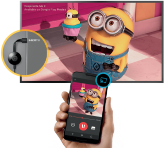 Chromecast For Tv - Chromecast Ga3a00093 A14 Z01 (400x310), Png Download