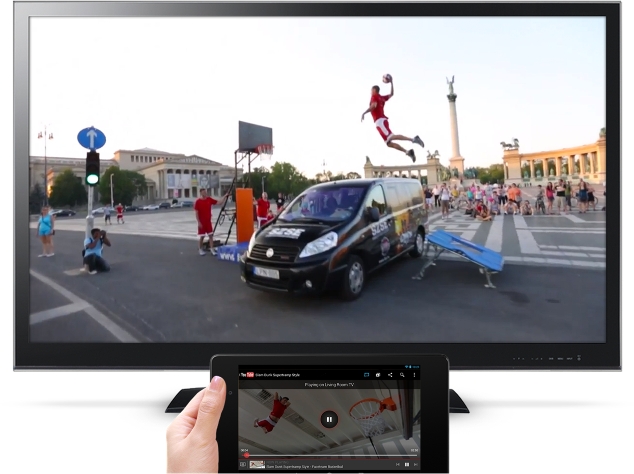 When Google Revealed That Its Chromecast Is Priced - Chromecast Game Streaming (1296x1000), Png Download