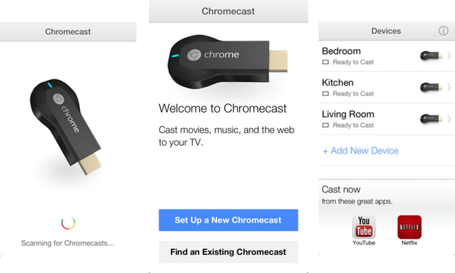 Official Google App Lets Chromecast Owners Set Up Streaming - Chromecast (660x396), Png Download