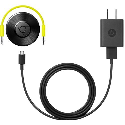 Auction - Google Chromecast Audio Network Player - Wi-fi - Black (1000x1000), Png Download
