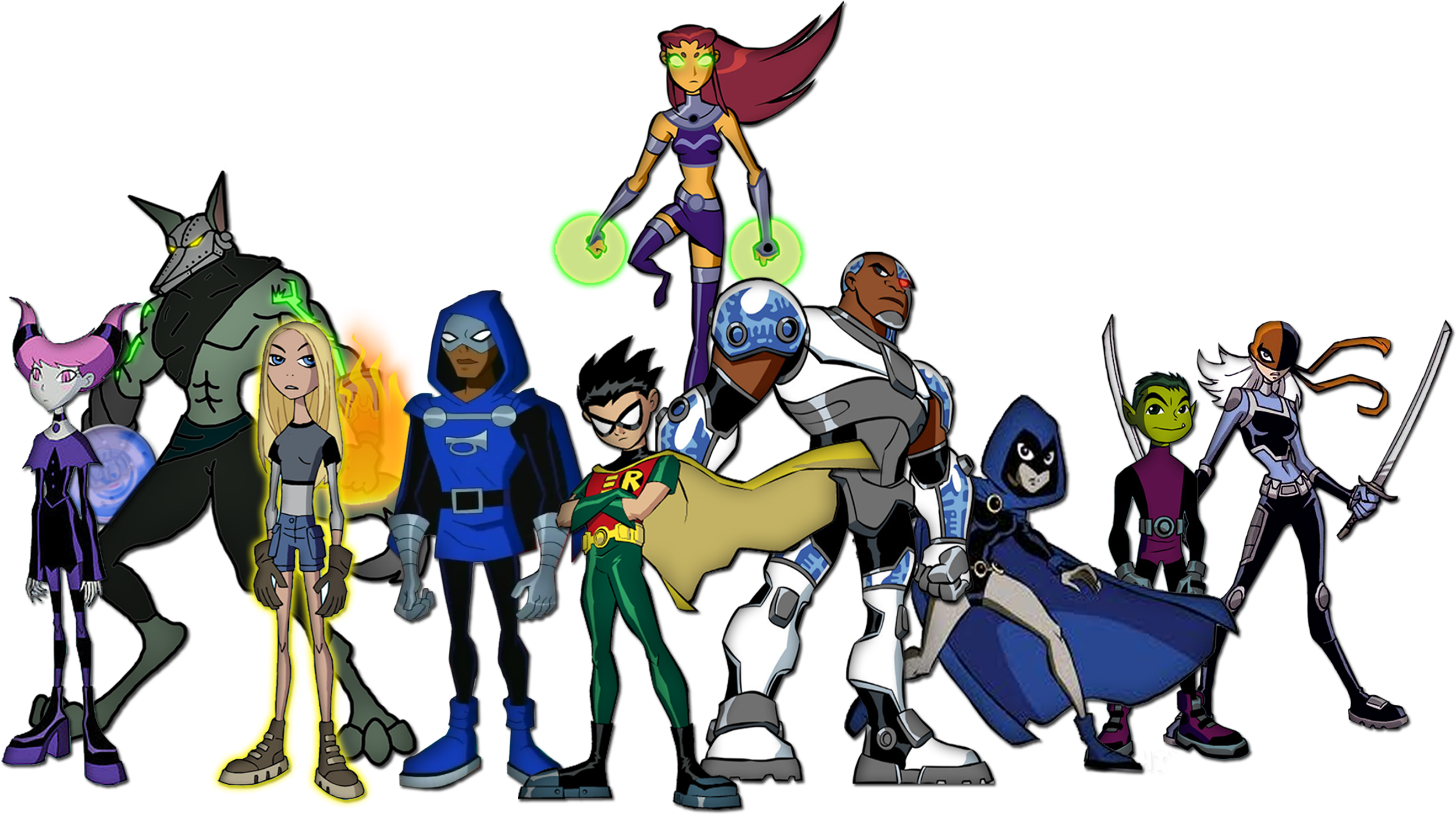Teen Titans Backgrounds (2700x1500), Png Download