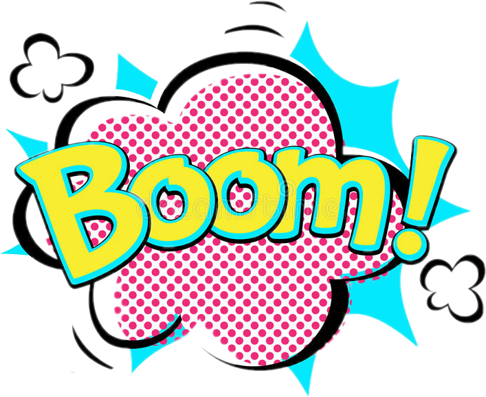 Boom Comic Speechbubble Emoji Words - Boom Speech Bubble (707x578), Png Download