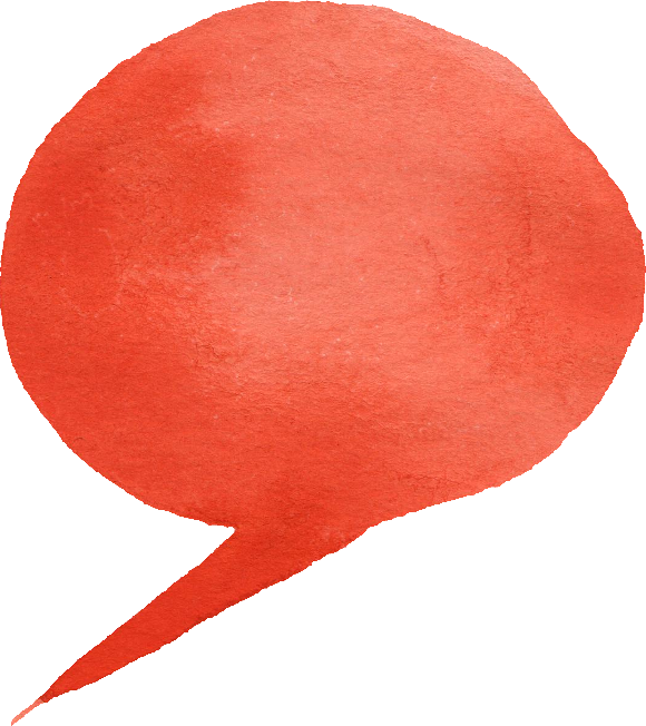 7 Orange Watercolor Speech Bubble - Illustration (580x652), Png Download