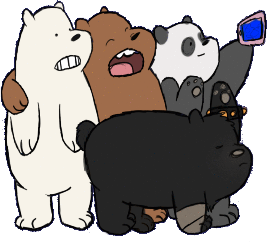0 Replies 0 Retweets 0 Likes - We Bare Bears Black Bear (900x900), Png Download