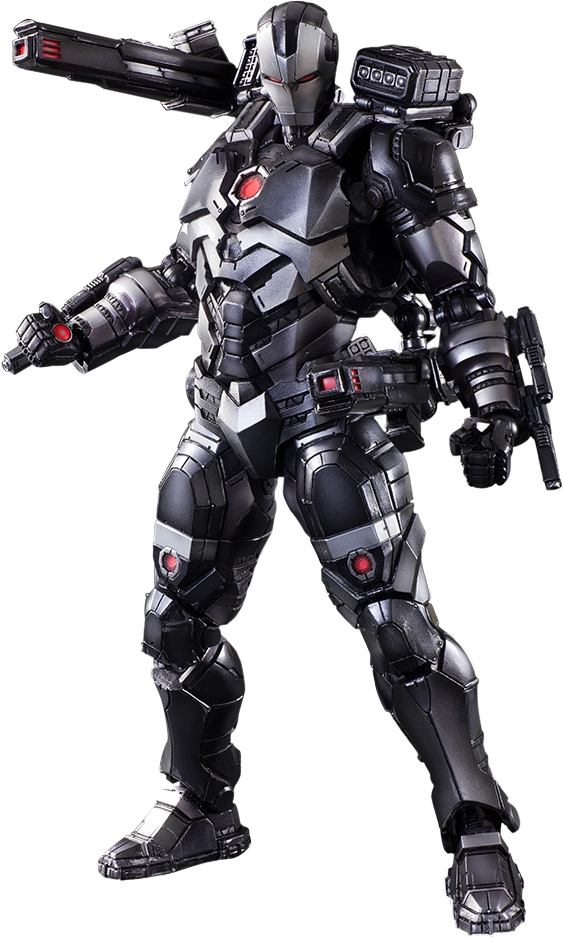 War Machine Variant Play Arts Kai 11” Action Figure - Marvel Universe Variant Play Arts Kai: War Machine (563x938), Png Download
