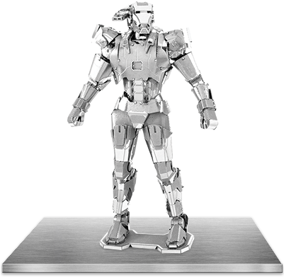 Picture Of Marvel - 3d Metal Model War Machine (400x400), Png Download