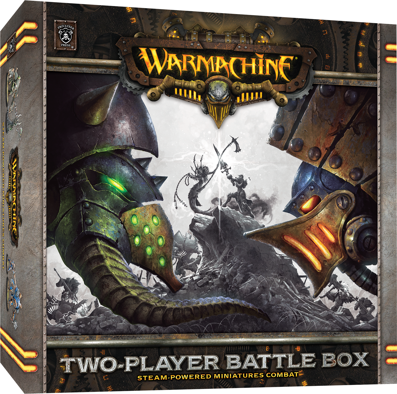Warmachine Two Player Battle Box (2000x1914), Png Download