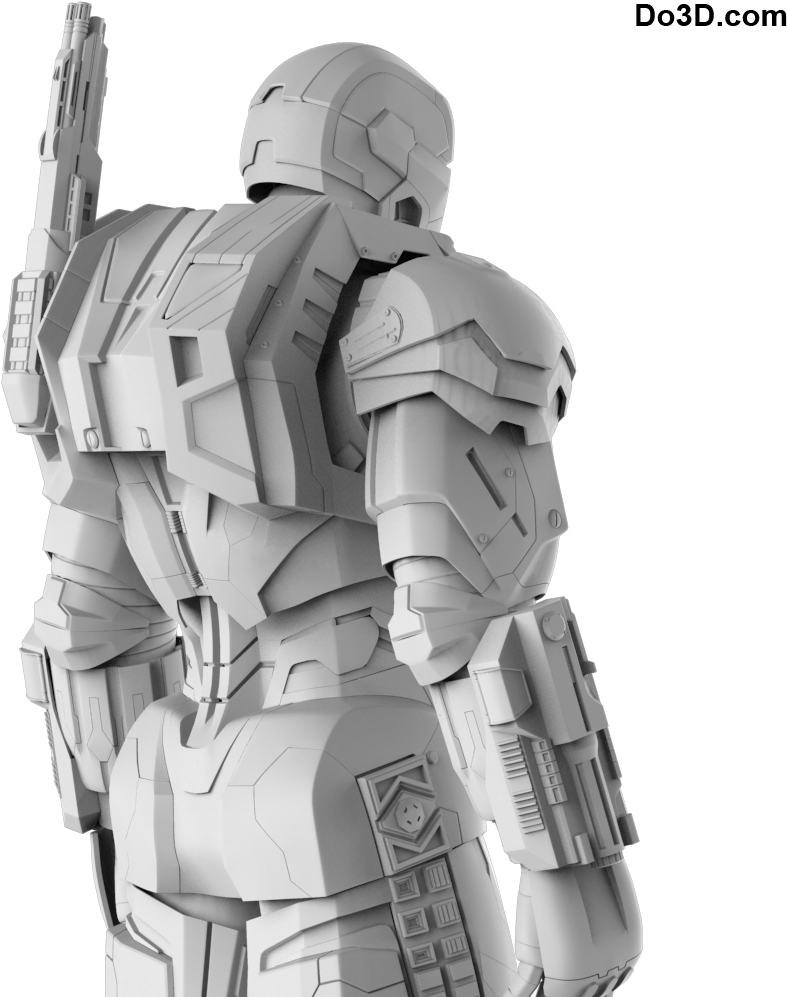 War Machine Mark 3 From Civil War - Military Robot (1000x1000), Png Download