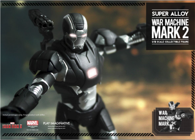 Iron Man 3 Super Alloy: War Machine Mark Ii (800x800), Png Download