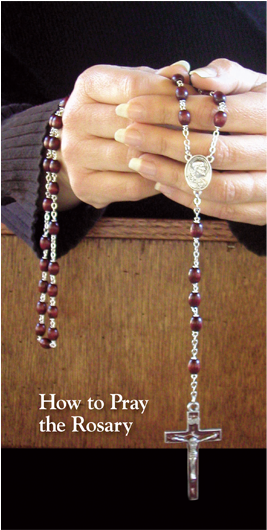How To Pray The Rosary Brochure - Prayer (465x532), Png Download