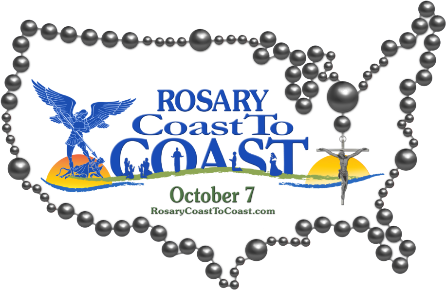 Rosary Coast To Coast (1024x704), Png Download