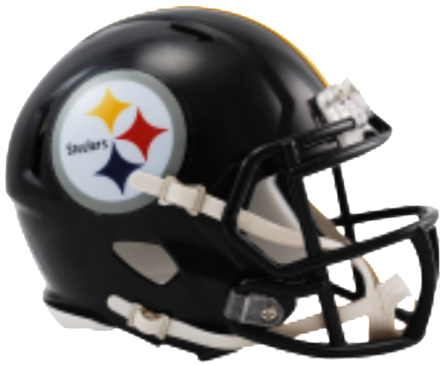 Pittsburgh Steelers - Pittsburgh Steelers Speed Mini Helmet (700x700), Png Download