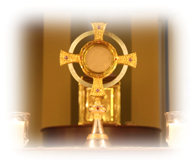 The Hour Begins At 8 Am With Rosary At - Christian Cross (663x565), Png Download