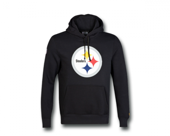 New Era Hoody - Nfl Pittsburgh Steelers Black (540x540), Png Download