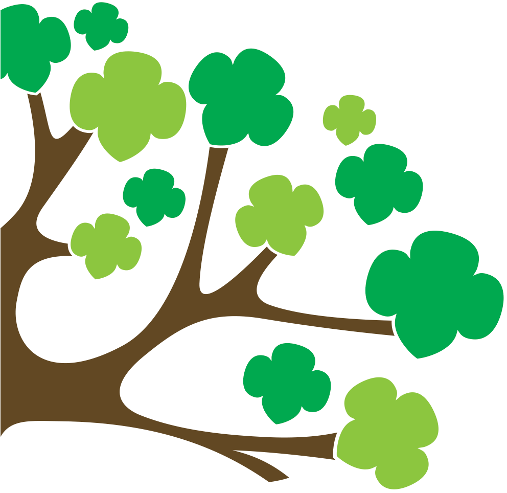 Girl Scout Trefoil Tree - Clip Art Girl Scout Trefoil (1030x1128), Png Download
