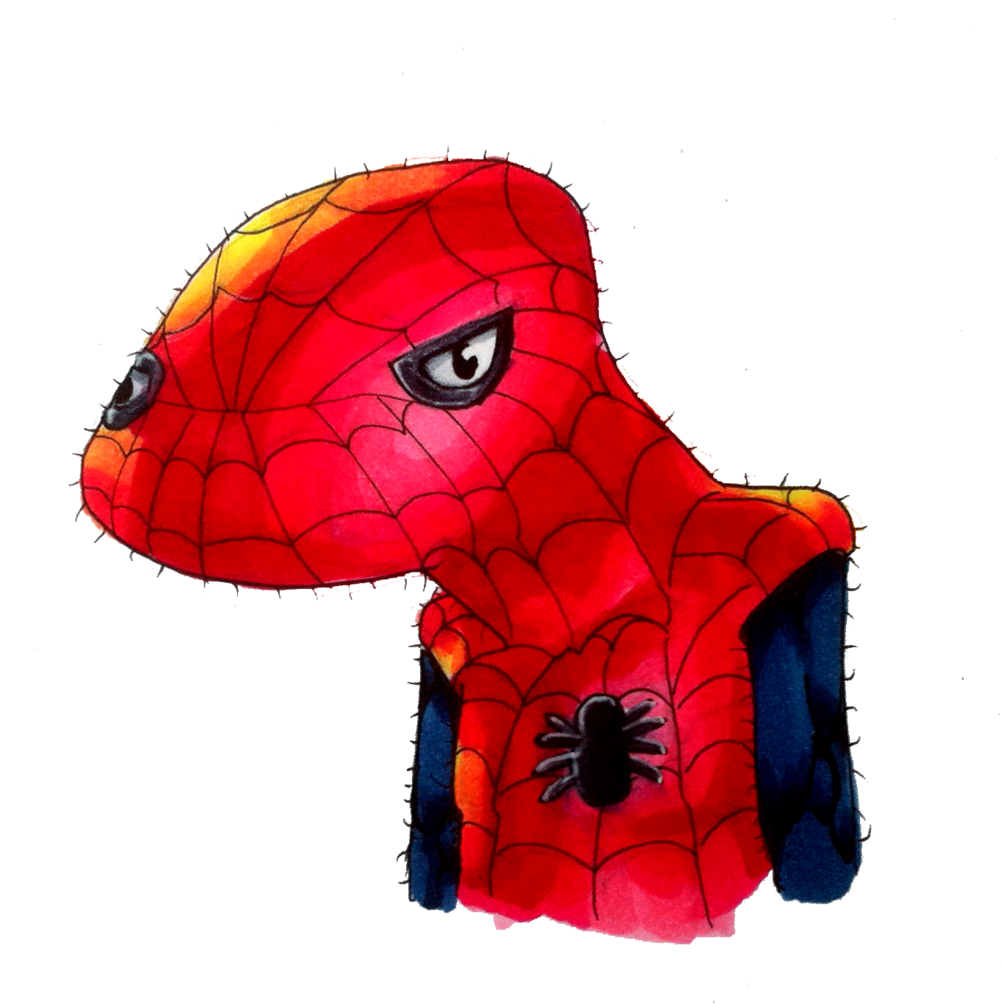 Spoderman Or Spooderman Favourites By Blakeandalex12 - Teh Spoderman (1024x1023), Png Download