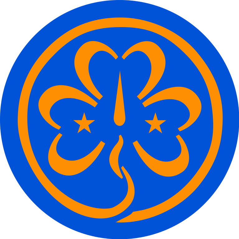 Girl Scout Logo Vector - Girl Guides World Flag (398x398), Png Download