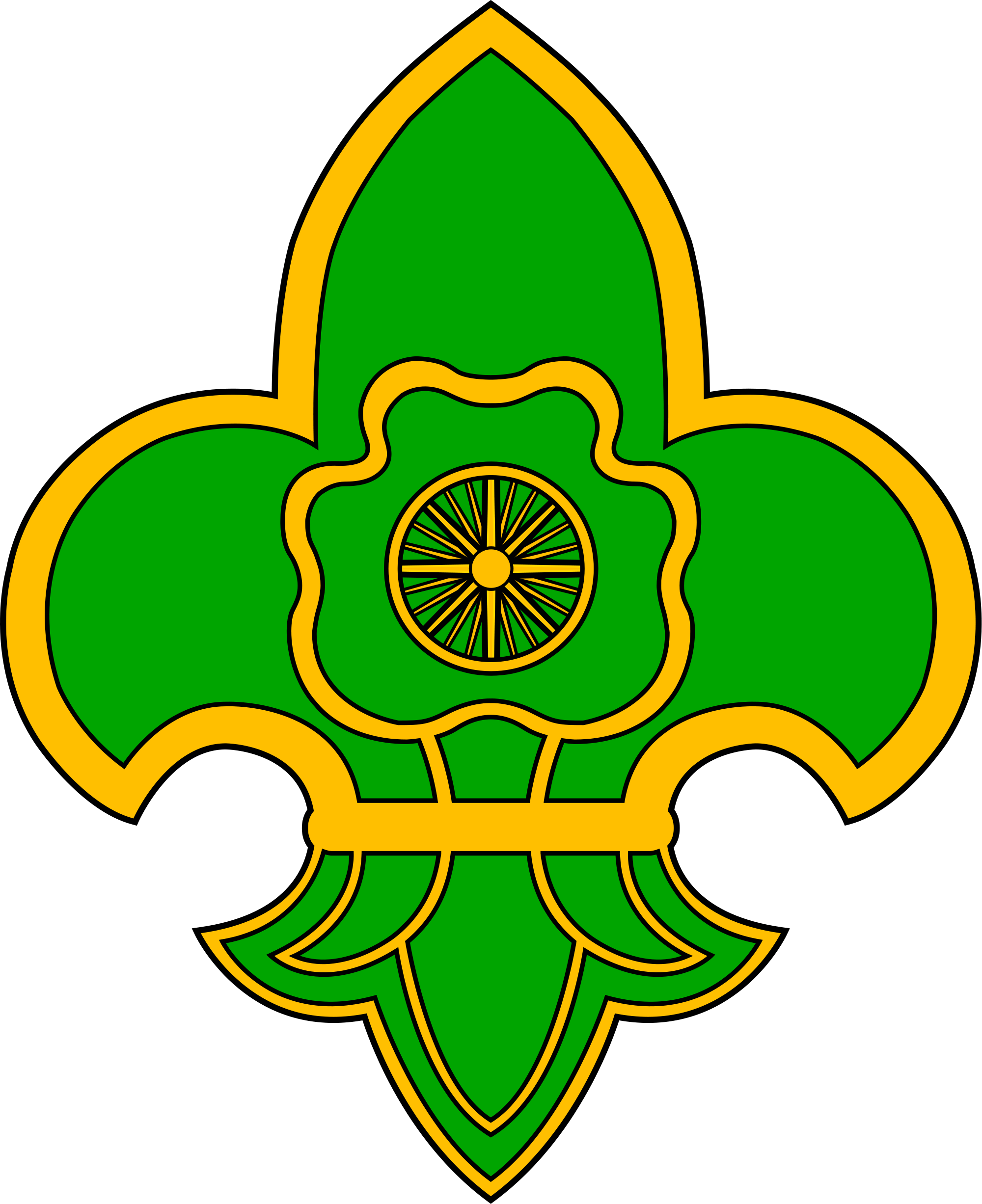 The Bharat Scouts And Guides Girl Scout Logo, Boy Scouts, - Scout And Guide Logo (2000x2453), Png Download