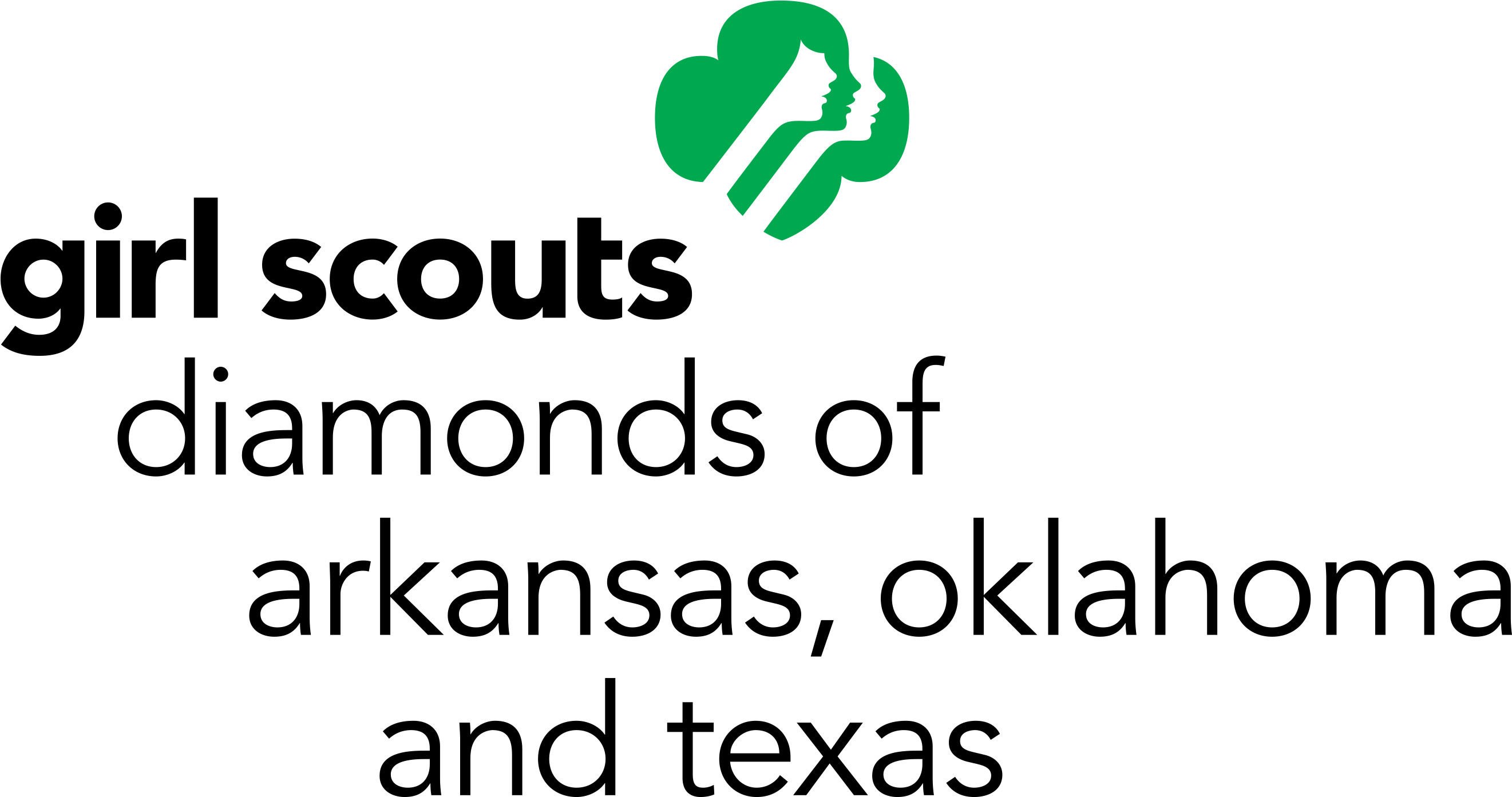 Girl Scouts-diamonds Of Arkansas, Oklahoma And Texas - Girl Scouts Of Texas Oklahoma Plains (3000x3000), Png Download