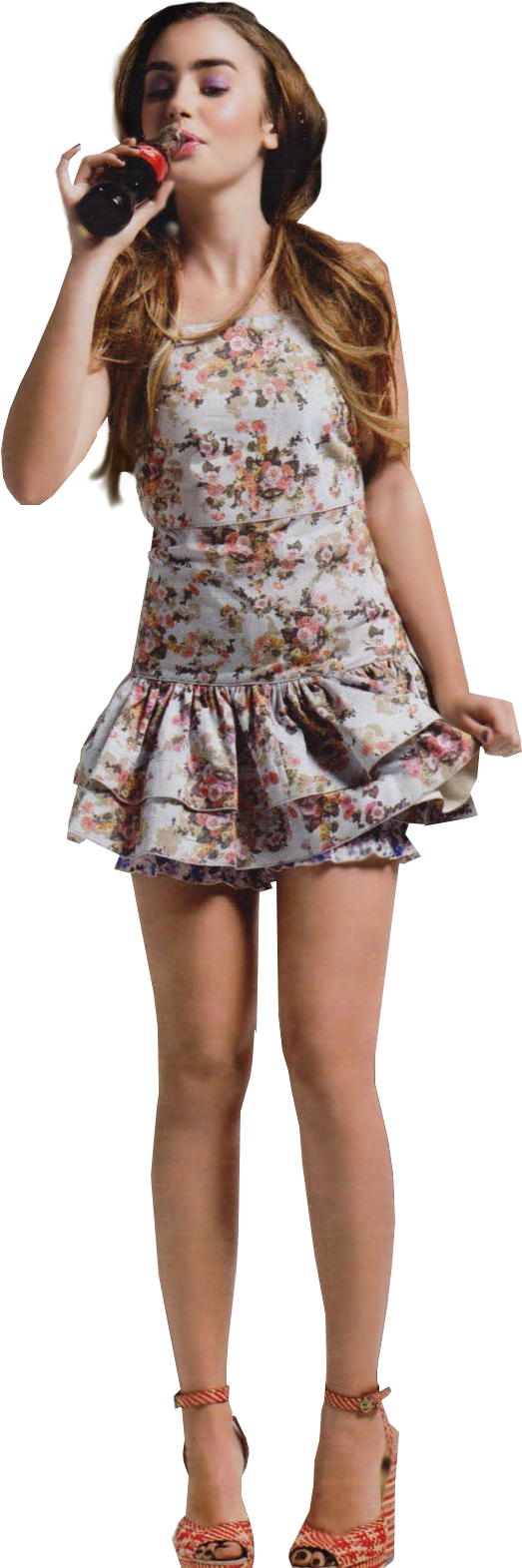 Clique Nas Imagens Para Ver No Tamanho Original - Lily Collins Photo Shoot (1169x1576), Png Download