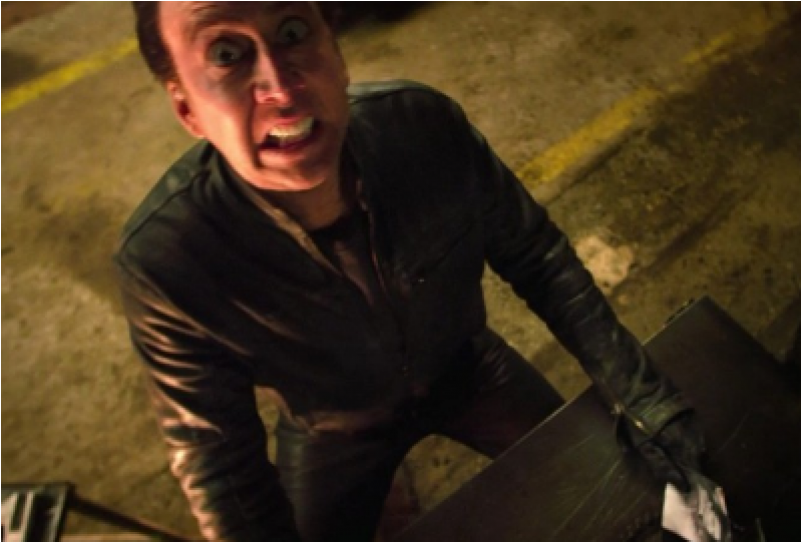 Nicolas Cage With Leather Jacket (800x800), Png Download