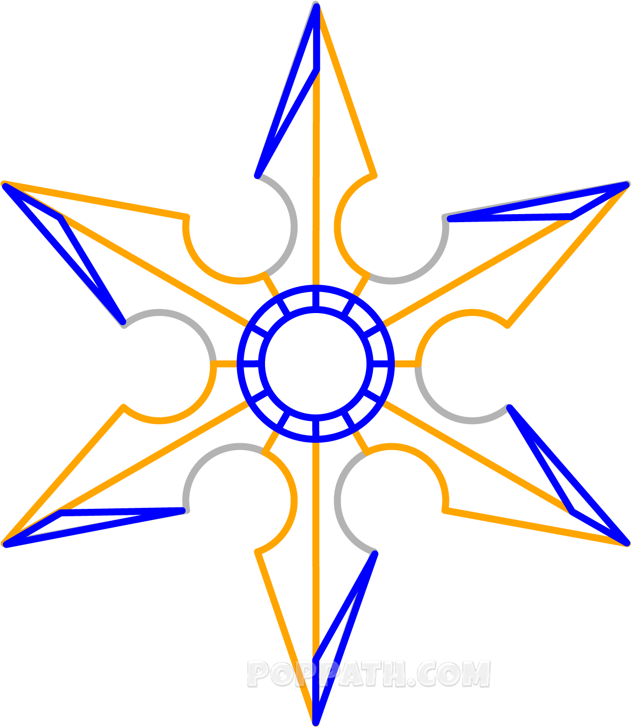 Weapons Shuriken 5 - Shuriken (1500x1500), Png Download