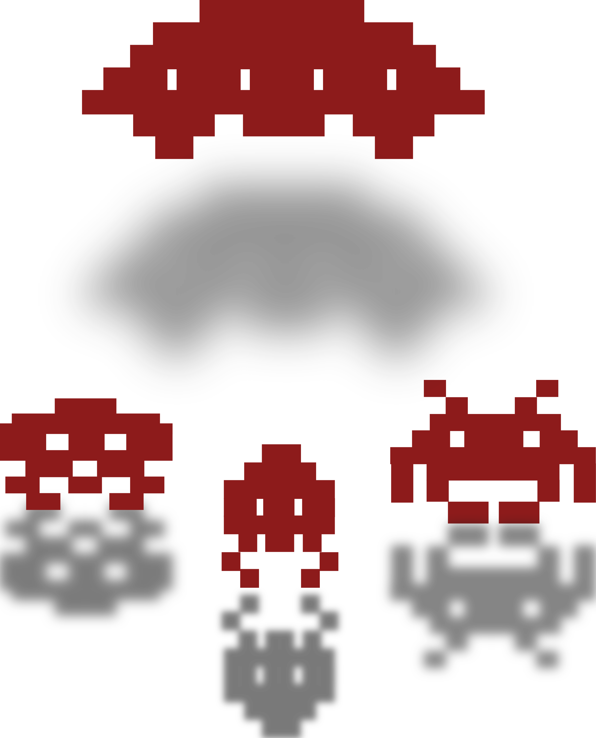 Space Invaders Clipart Retro - Introduction To All Atari Produced Atari 2600 Games (2400x2972), Png Download