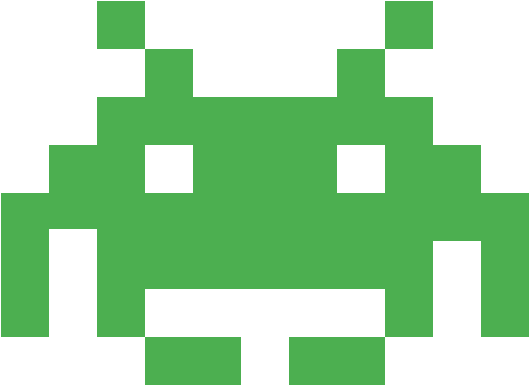 Space Invader - Space Invader Alien Gif (1200x1200), Png Download