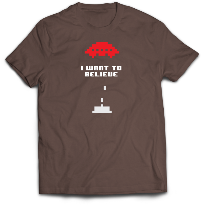 Space Invaders - Royal Blue With Black Letters (1024x768), Png Download