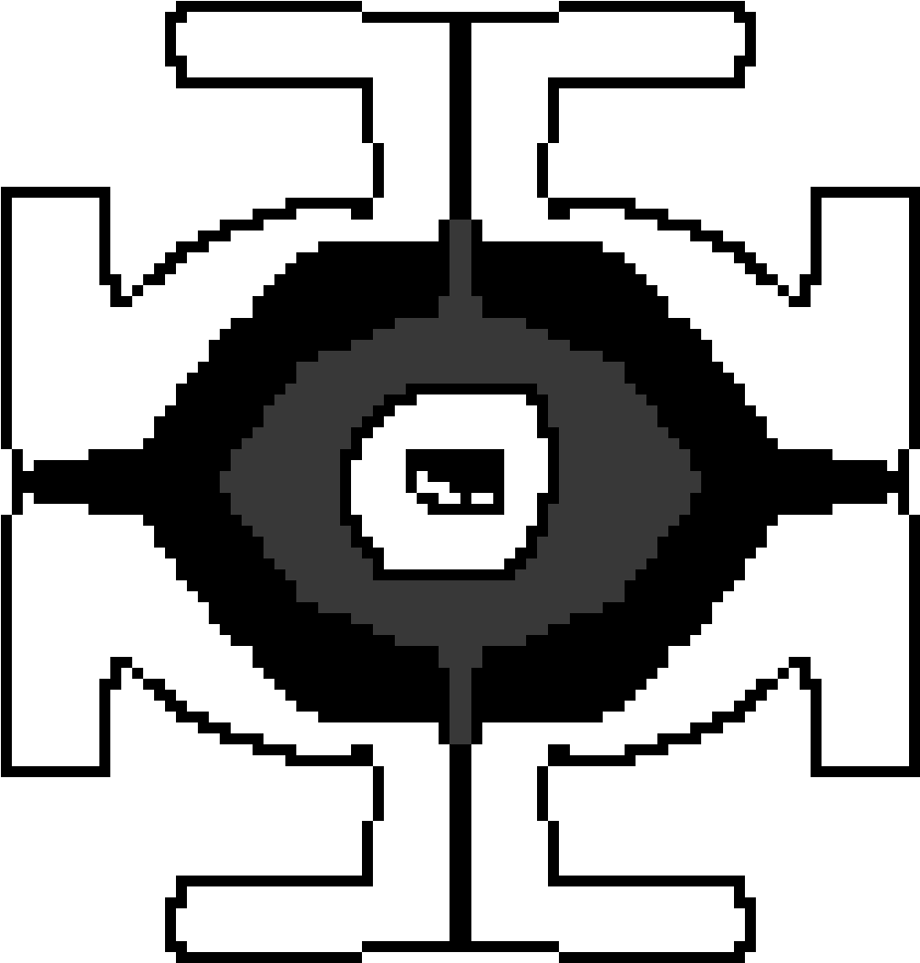 Space Invader Sprite - Bosal Moer 258-036 (1200x1200), Png Download