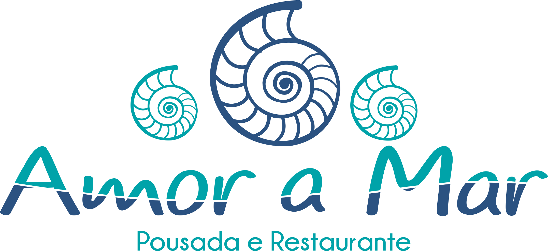 Logo Amor A Mar - Sea (2154x988), Png Download
