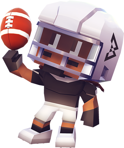 Marshawn Lynch Blocky Football Messages Sticker-5 - Marshawn Lynch Blocky Football (618x618), Png Download