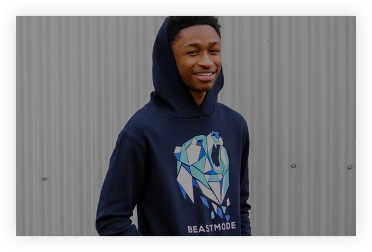 Marshawn Lynch's Brand - Hoodie (757x514), Png Download