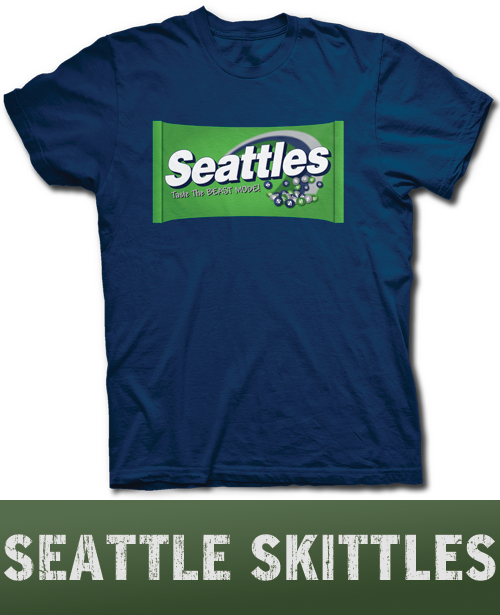 Seattle Seahawks Skittles T Shirt - Chicago Blackhawks (500x615), Png Download