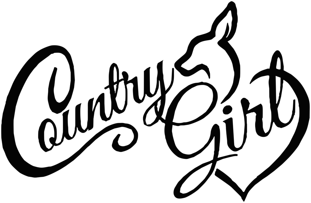 Country Girl Deer Logo (1060x692), Png Download