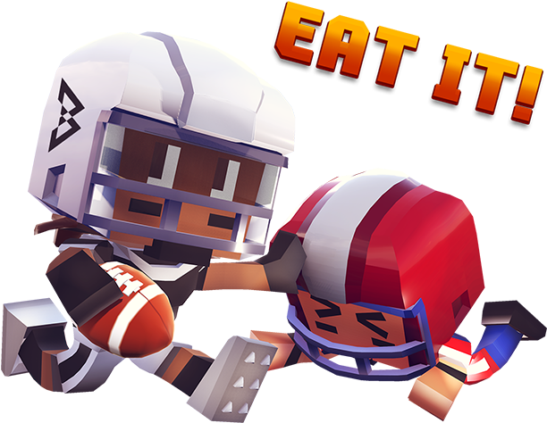 Marshawn Lynch Blocky Football Messages Sticker-2 - Marshawn Lynch Blocky Football (618x618), Png Download