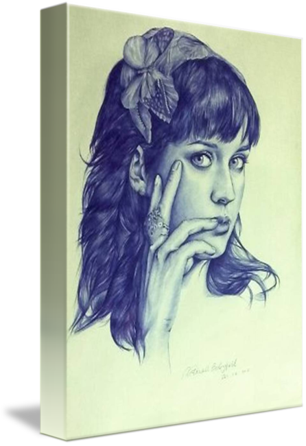 Katy Perry Pen By - Drawing (446x650), Png Download