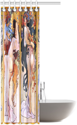 Katy Perry Dark Horse Alphonse Mucha Hot Sale Shower - Table (500x500), Png Download