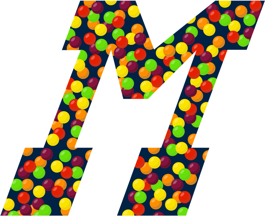 The Final Letter Incorporates A Varsity-esque Block (1000x1000), Png Download