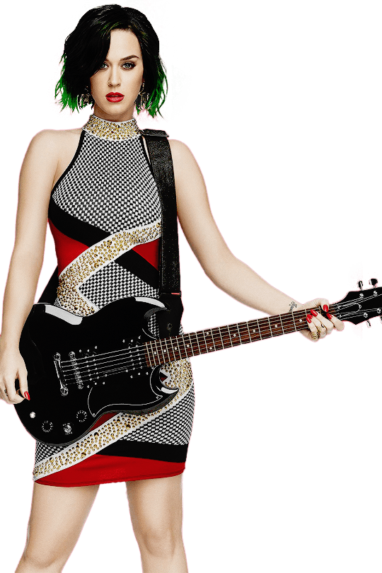 Guitar Dress Katy Perry - Katy Perry (540x810), Png Download