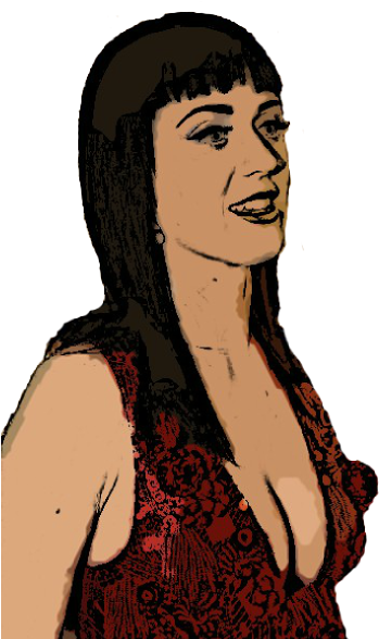 Katy Perry Clip Art - Katy Perry (396x591), Png Download