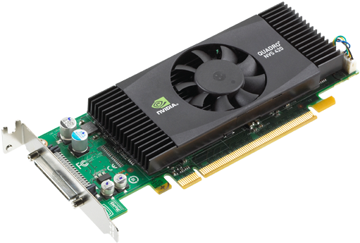 Nvidia Home > Products > Legacy Products > Nvs 420 - Nvidia Quadro Nvs 420 (551x346), Png Download