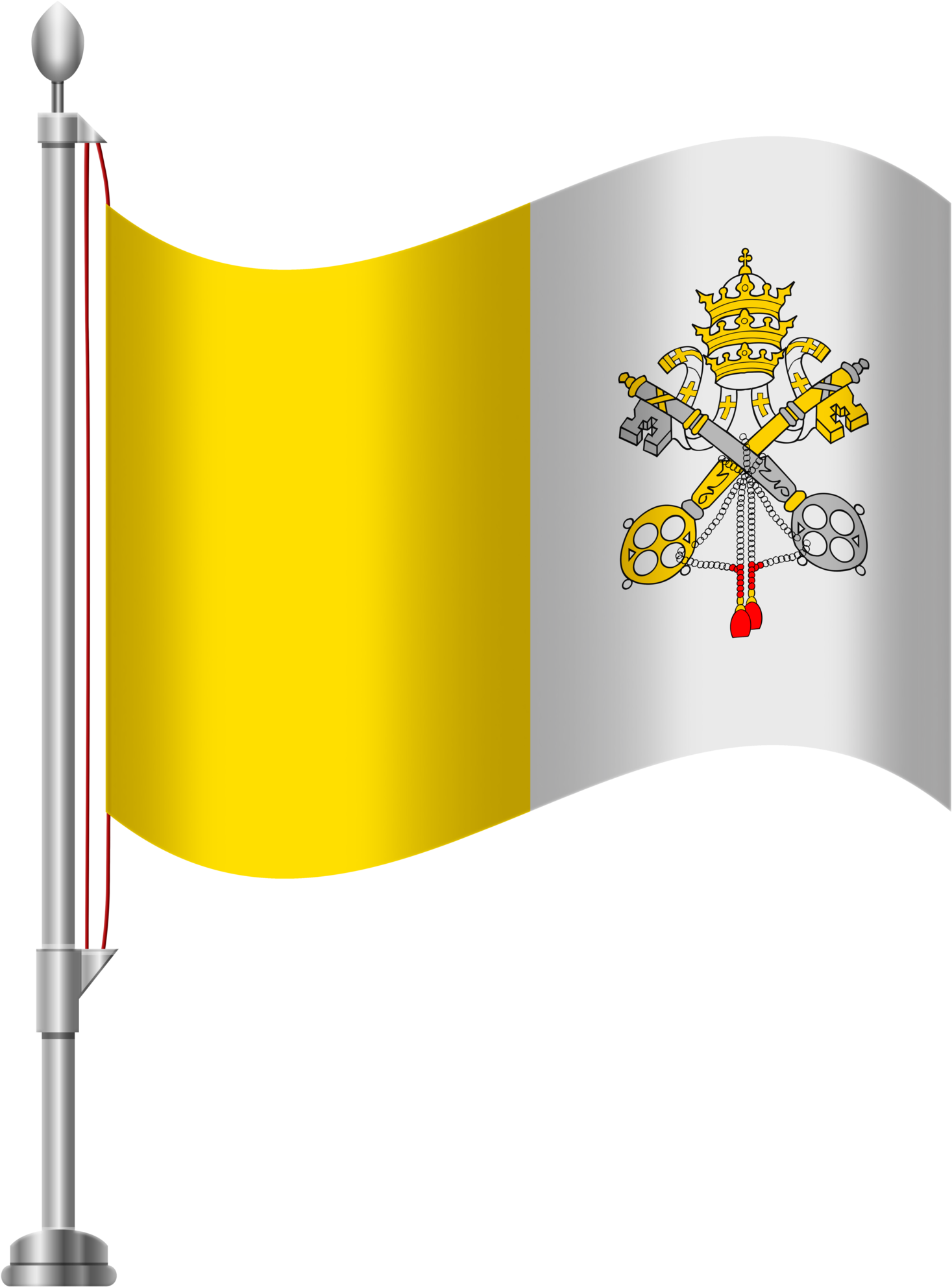 Vatican City Flag Gif (1536x2000), Png Download