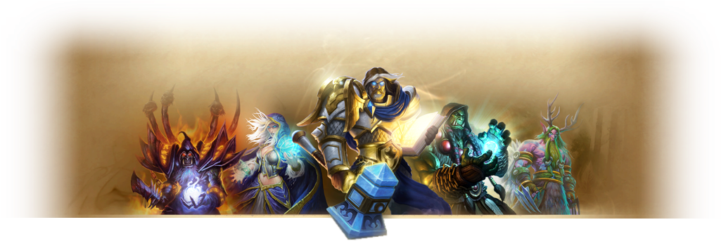 Hearthstone Heroes - Luther World Of Warcraft (1024x363), Png Download