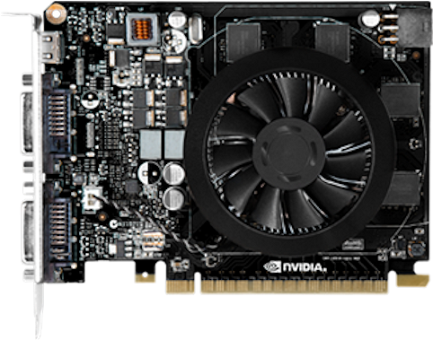 Geforce Gt 740 - Nvidia Geforce Gt740 2gb Dx10 (500x393), Png Download