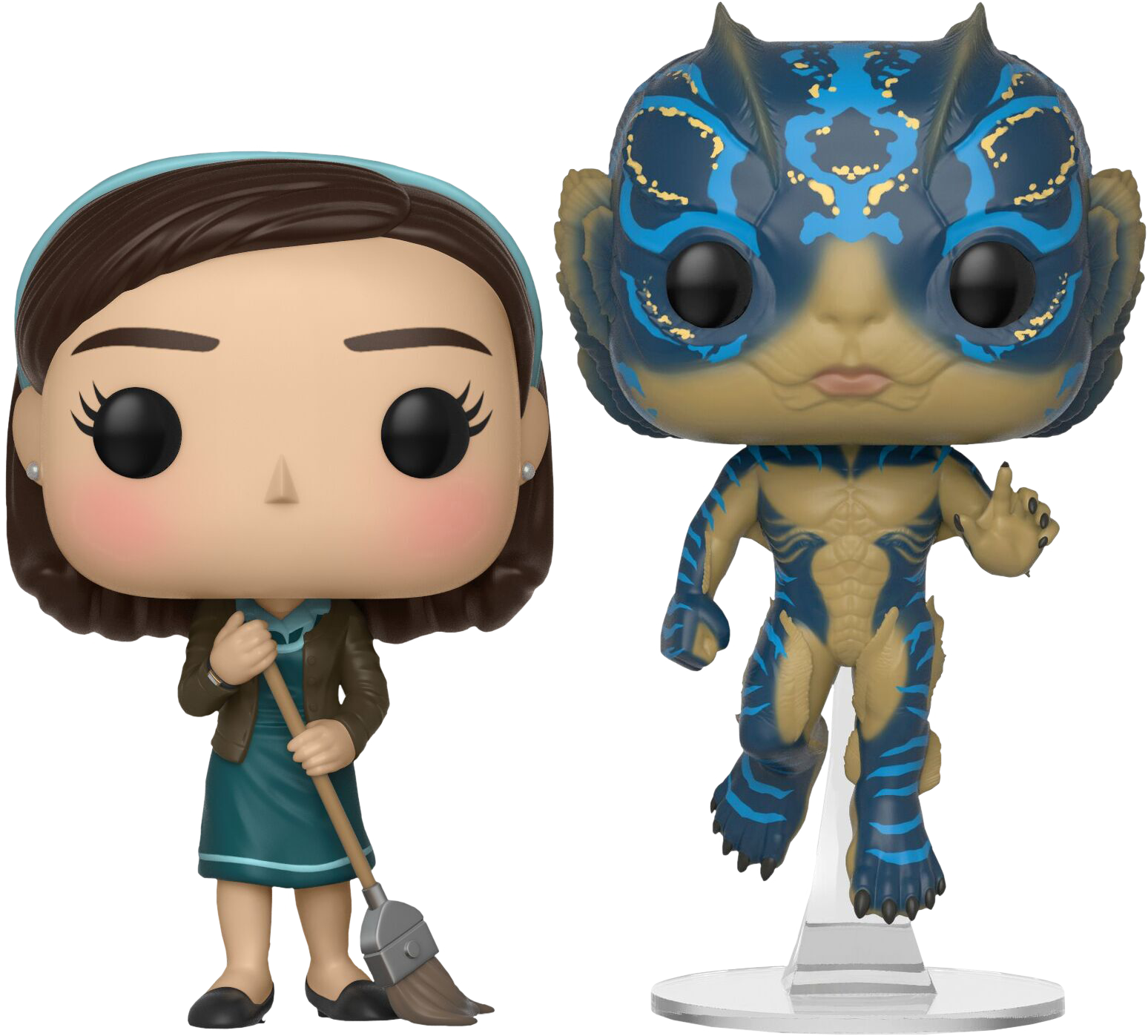 The - Funko Pop Shape Of Water (1548x1397), Png Download