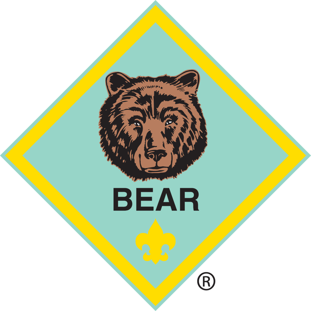 Bear-logo - Cub Scouting (1000x1000), Png Download