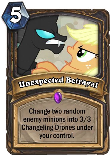 A Canterlot Wedding, Applejack, Card, Changeling, Crossover, - Freezing Trap (400x543), Png Download