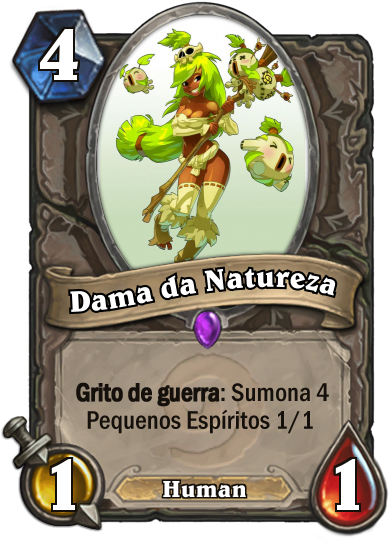 Hearthstone Card Generator - 3 Mana 4 3 (400x543), Png Download